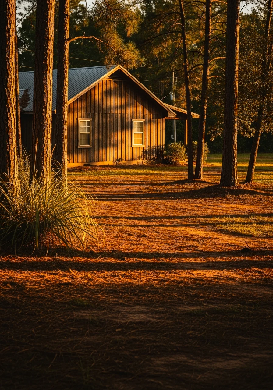 Jonesville residential home in rural setting showing typical Louisiana country property and surroundings.
